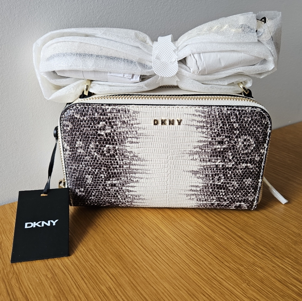 Dkny felicia double zip crossbody